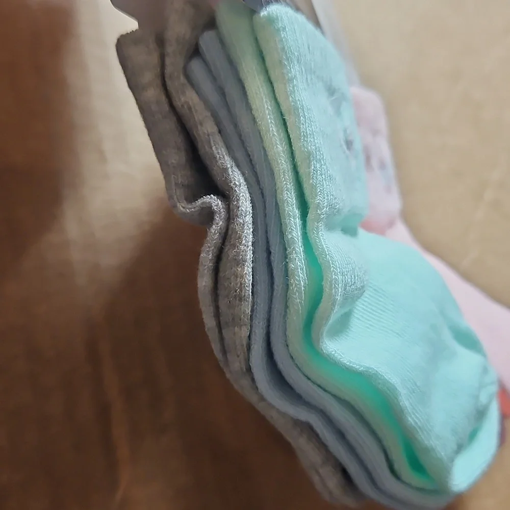 NIKE SWOOSH 6PK INFANT ANKLE SOCKS: NEW IN PACK: SIZE 6-12 MTH